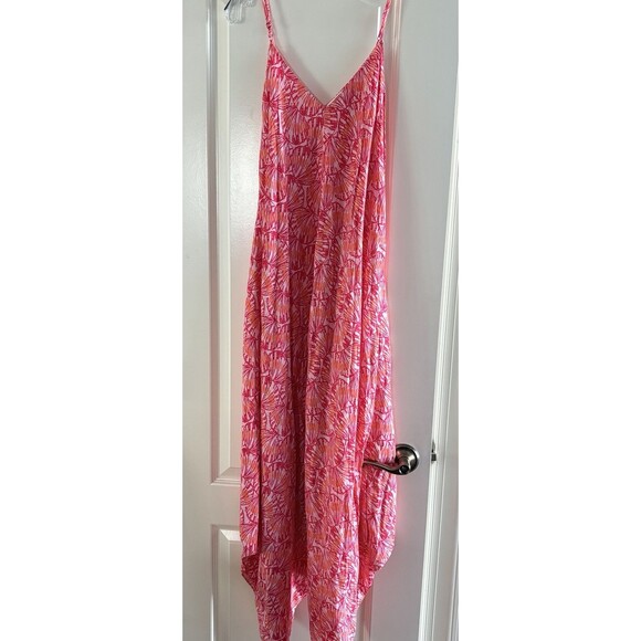 Vineyard Vines Women’s Maxi Sundress - Size Large -Pink Beach  Summer - Picture 6 of 6